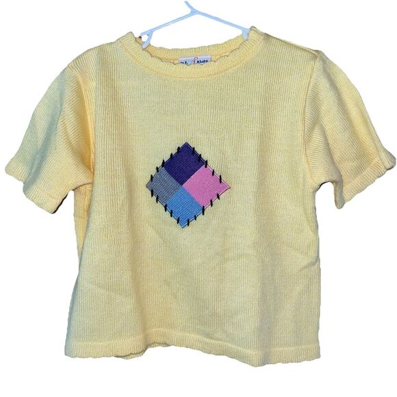 b.t. Kids Colorful Patch Sweater With Shirt Set 4T - Picture 3 of 9